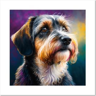 Pet Dog Schnauzer Mix Posters and Art